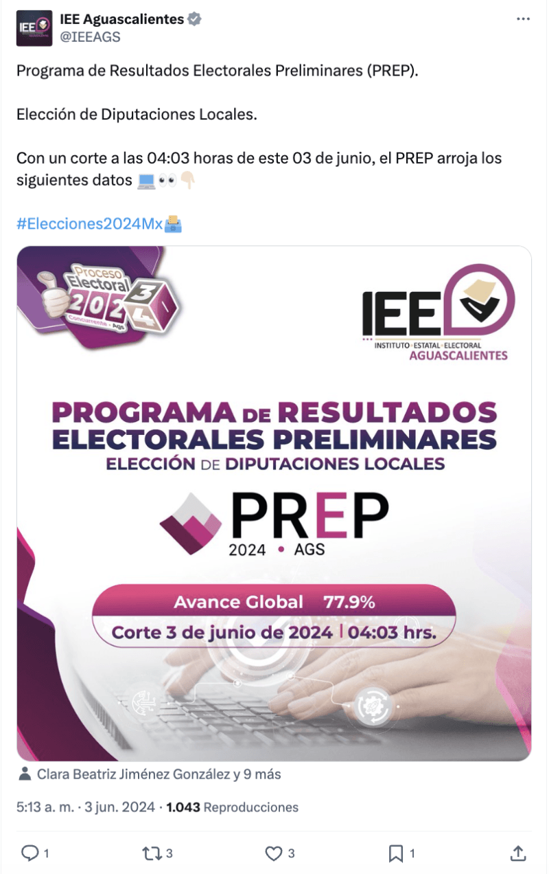 Las desinformaciones que marcaron la jornada electoral en México 2024 7 Captura de pantalla 2024 06 03 a las 7.58.02 p.m