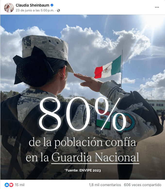 Instrumentalizan datos del INEGI para impulsar reforma que pasa Guardia Nacional a la SEDENA 1 Guardia Nacional
