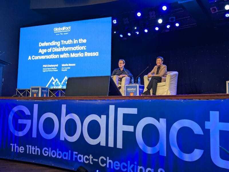 María Ressa, periodista y Premio Nobel de la Paz en el GlobalFact11