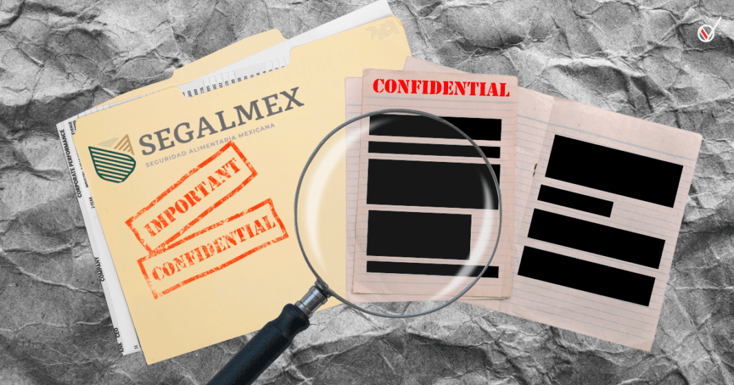 El gobierno federal reservó por 5 años los datos sobre el desfalco de SEGALMEX generados en las reuniones de trabajo del grupo encargado de dar seguimiento al caso