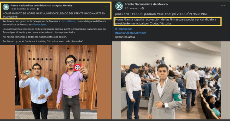 horus garcía, nacionalista