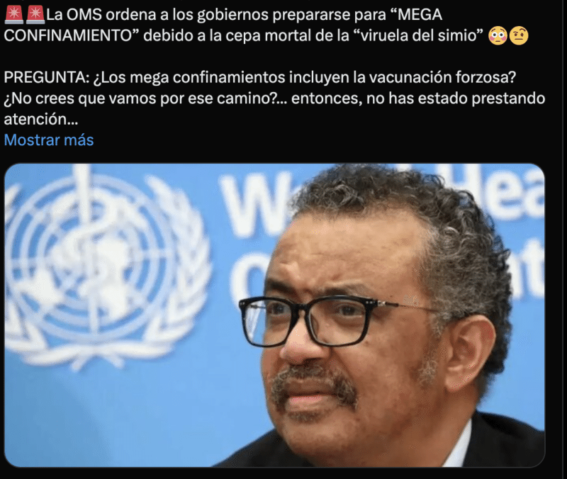 Las desinformaciones relacionadas al mpox 2024 1 la OMS habla sobre la MPOX