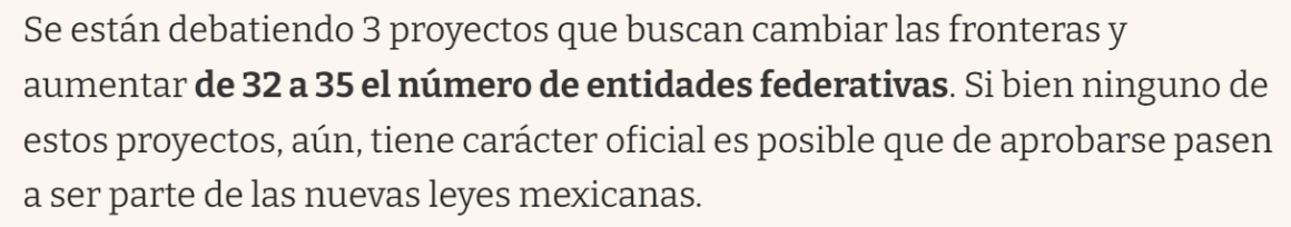 Falso, México no tendrá 35 estados 7 Screenshot 2024 09 16 153703