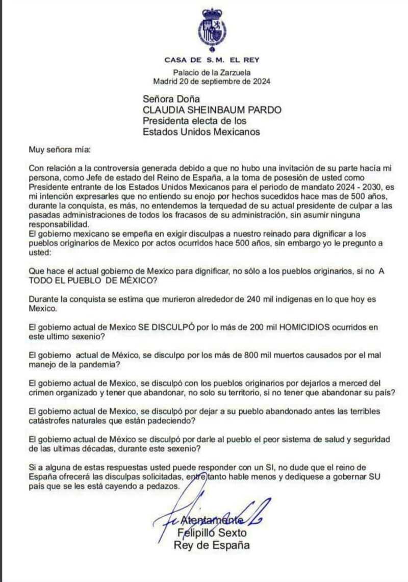 Las desinformaciones tras la crisis diplomática con España 8 WhatsApp Image 2024 09 30 at 11.22.22 AM