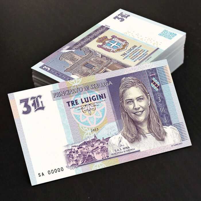 il principato di seborga batte anche le banconote
