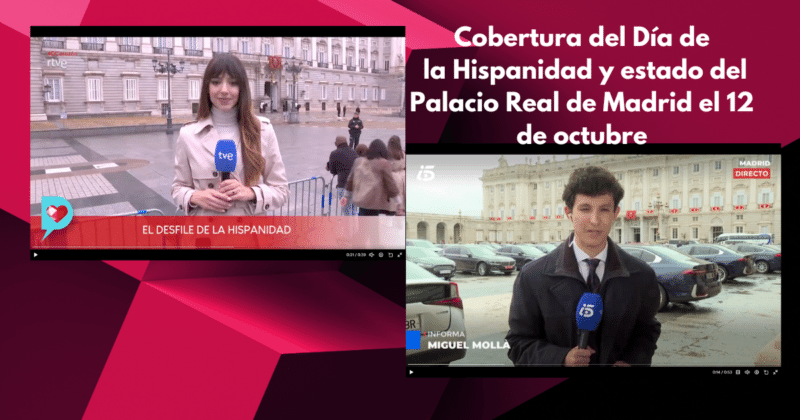 cobertura del Palacio Real de Madrid en España