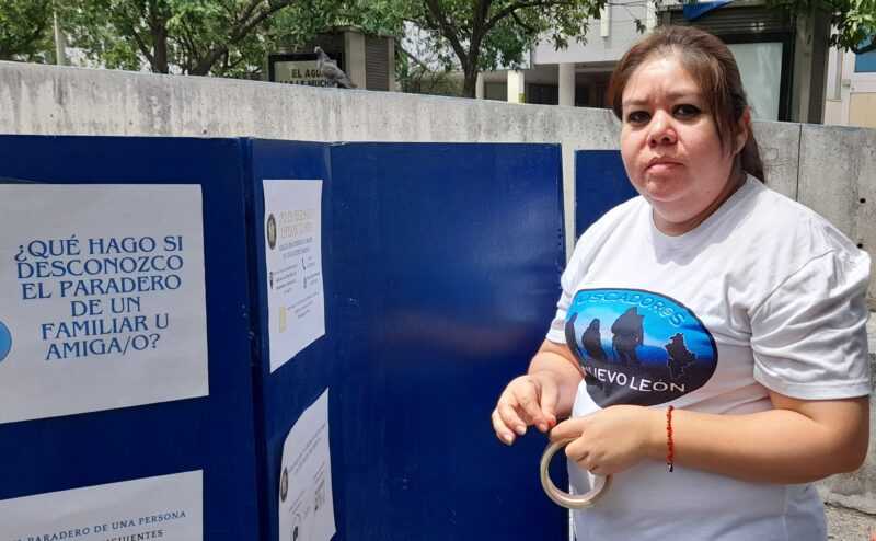 María Luisa Castellanos es cofundadora de Buscadoras Nuevo León. Crédito: Melva Frutos