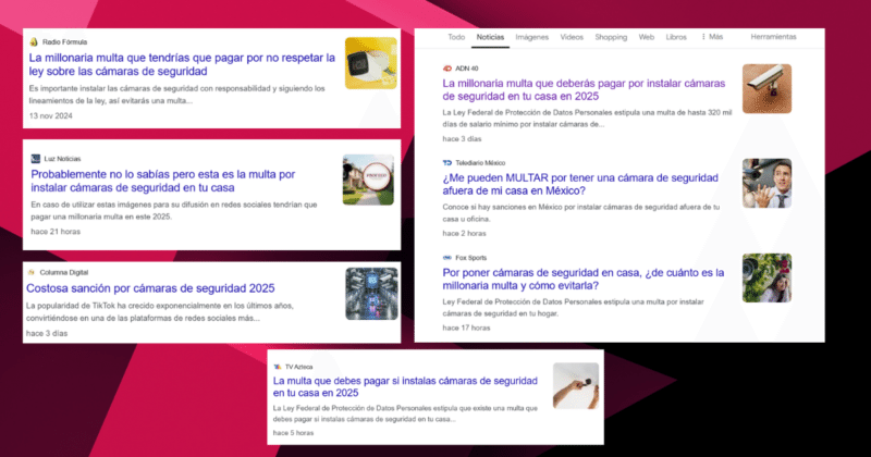 medios desinforman sobre las cámaras de seguridad y la mula de 18 millones