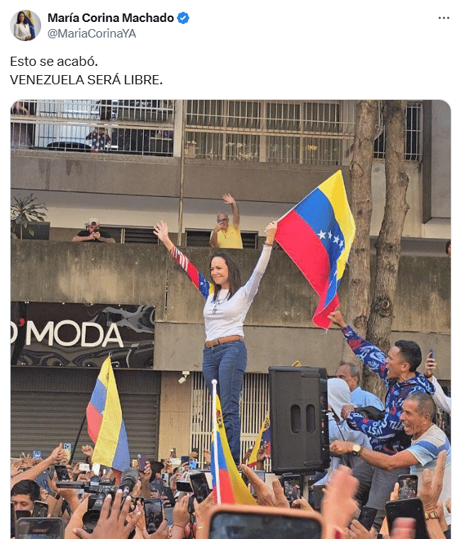 Este video no es del momento de la detención a María Corina Machado 4 María Corina Machado