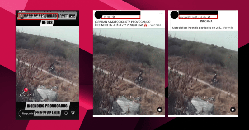 Video de incendio expuesto por Samuel García