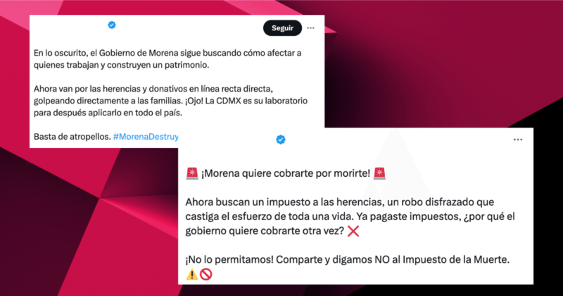¿Qué dice la iniciativa sobre Impuestos a las herencias? 1 Desinformación sobre los impuestos a la herencia