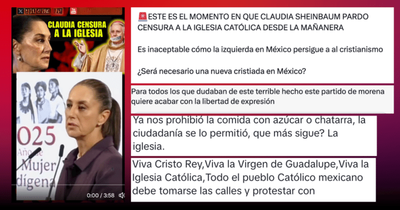 Comentarios sobre supuesta censura a la Iglesia