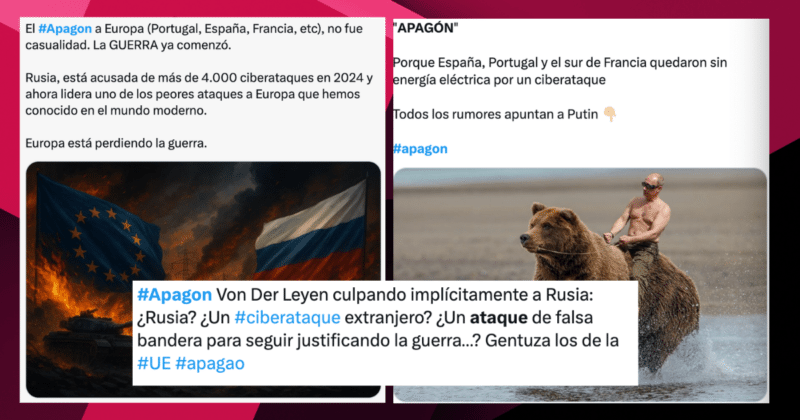 Las desinformaciones tras el apagón de España y Portugal. 