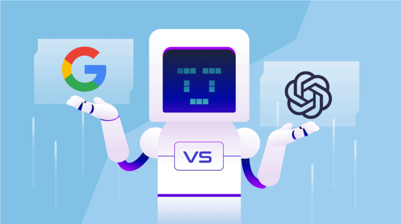 ¿Adiós Google, hola ChatGPT? Cada vez más usuarios usan chatbots de IA como buscadores (aunque no sean lo mismo) 1 google gemini vs chatgpt featured image