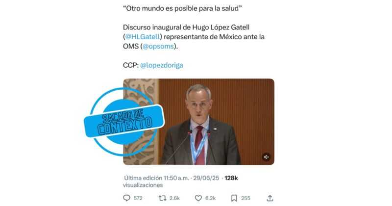 Aclaraciones sobre el nombramiento de Hugo López-Gatell como represante de MX ante la OMS 4 Gatell