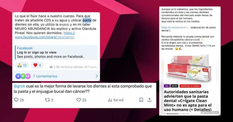 Falso que la pasta dental con flúor causa cáncer y por eso la retiró la COFEPRIS 2 BULOS 23