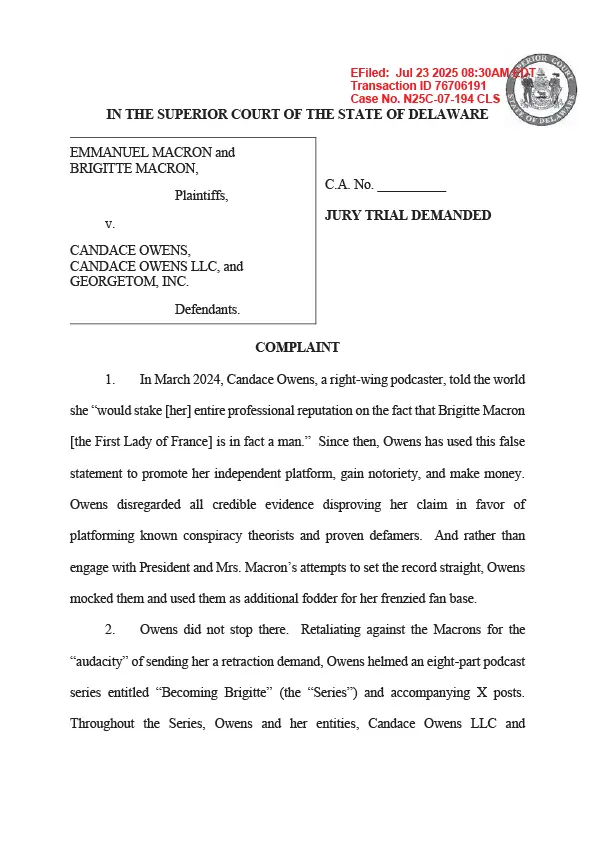 Desinformación sobre Brigitte Macron termina en demandas 1 denuncia macron