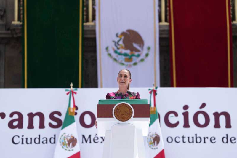 Discurso de Claudia Sheinbaum en el Zócalo 2025: Repite desinformación sobre Dos Bocas y medicamentos 3 claudia sheinbaum discurso zocalo 2