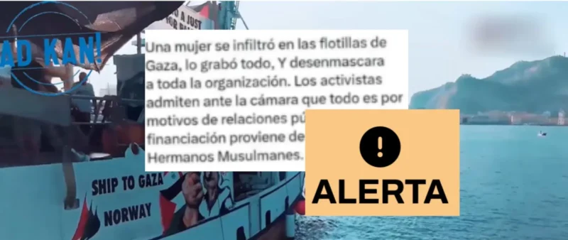 Desinformaciones y contextos sobre la Flotilla Global Sumud a Gaza 3 mossad gaza flotilla