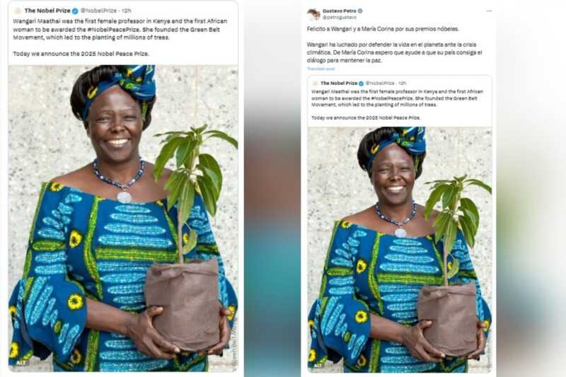 ¿María Corina Machado pidió un bombardeo a Venezuela? Desinforman sobre ganadora del Premio Nobel de la Paz 4 ¿María Corina Machado pidió un bombardeo a Venezuela? Desinforman sobre ganadora del Premio Nobel de la Paz