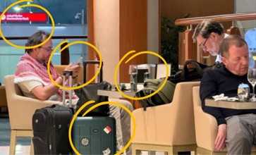 Noroña sí fue captado en un aeropuerto, pero usaron la foto para crear una deepfake 1 Captura de pantalla del video deepfake Noroña