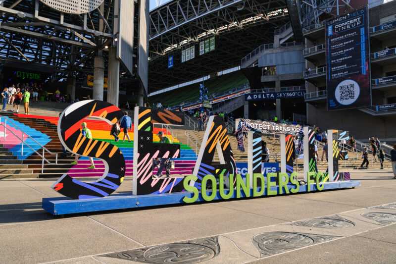 Estadio Lumen Feld de Sounders FC en Seattle