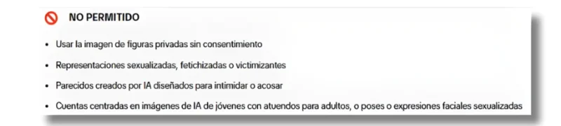 El mercado de contenido sexual de menores generado con IA en TikTok y la puerta a la pornografía infantil 7 69394ebad48897 normas de tiktok pieza 1 webp