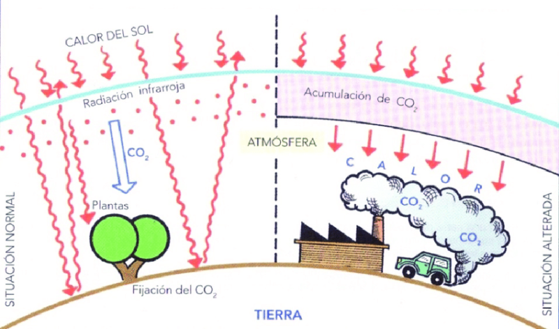 Falso que el mundo esté ante una “hambruna de CO2” 1 Figura N 03 Efecto invernadero