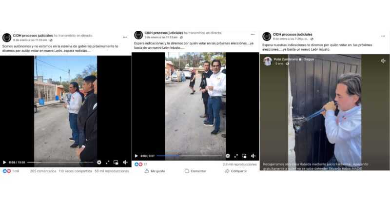 CIDH comparte videos del excandidato a la alcaldía de Monterrey, Patricio Zambrano