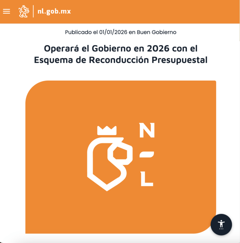 Operará el Gobierno en 2026 con el Esquema de Reconducción Presupuestal