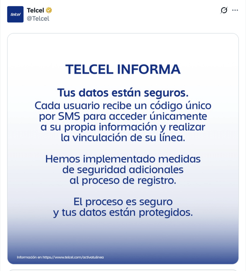 Posicionamiento de Telcel