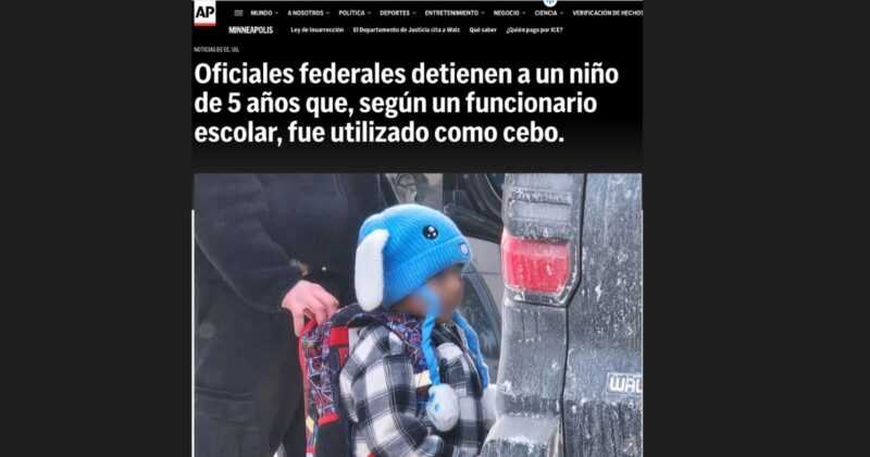 ¿ICE detuvo a un niño de 5 años en Minneapolis? Esto sabemos sobre el caso de Liam 1 ice-detencion-nino-5-anos