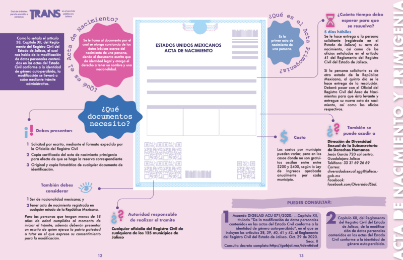 Falso que se “frenó” el derecho a la identidad de infancias trans en Jalisco: es un derecho ya reconocido 2 trans