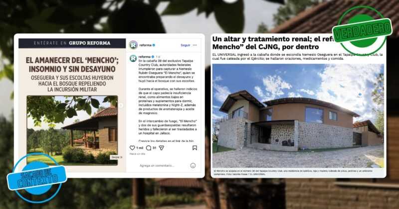 Circula imagen que NO corresponde a la cabaña donde detuvieron a ‘El Mencho’ 1 El Mencho