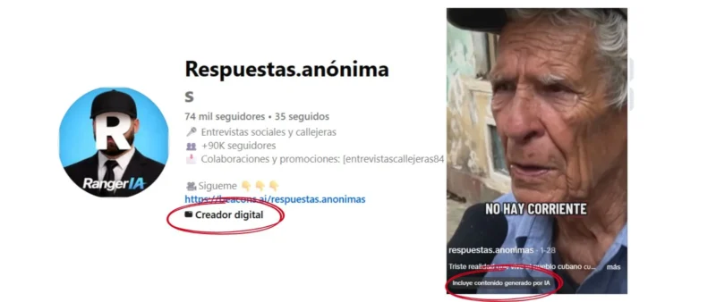 Análisis de videos de ancianos en Cuba quejándose de la situación en la isla, revela que son creados con IA 1 No, estos vídeos de ancianos en Cuba quejándose de la situación en la isla y pidiendo que Trump acabe de invadirla no son reales: han sido creados con IA