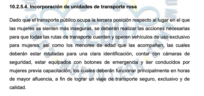 Transporte público, espacio de violencia contra las mujeres
