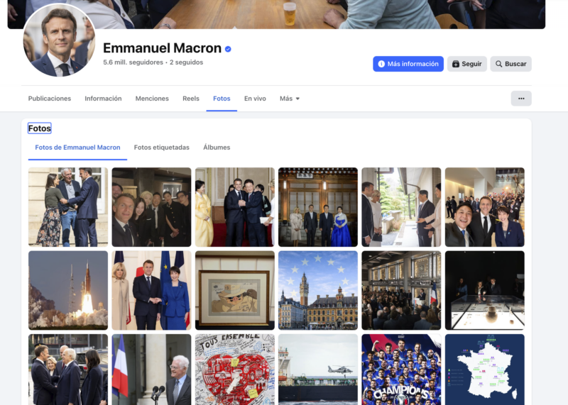 Falso que Macron publicó una foto de Jeffrey Epstein con Melania Trump 1 foto-jeffrey-epstein-melania-trump-macron-falso