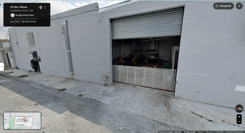 Fábricas invaden las zonas residenciales del Área Metropolitana de Monterrey 2 Vista de PL Cocina desde Google Maps