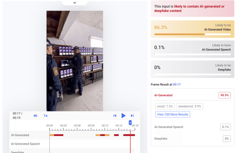 No solo la lista de periodistas: Derecho de Réplica también desinformó con video de IA ya desmentido 4 Captura de pantalla 2026 08 17 a las 3.48.24 p.m