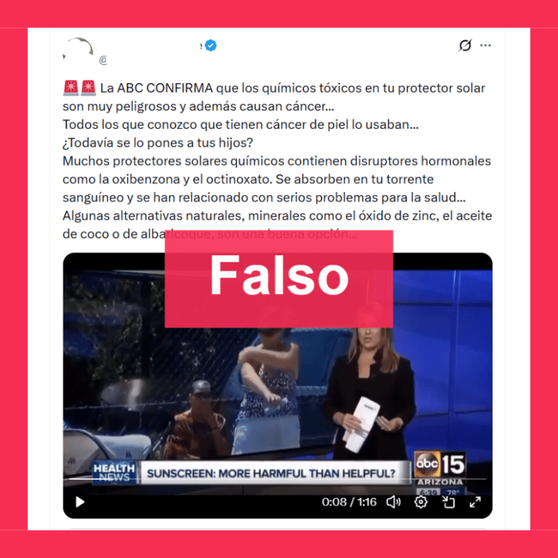 Falso que los protectores solares sean peligrosos para la piel
