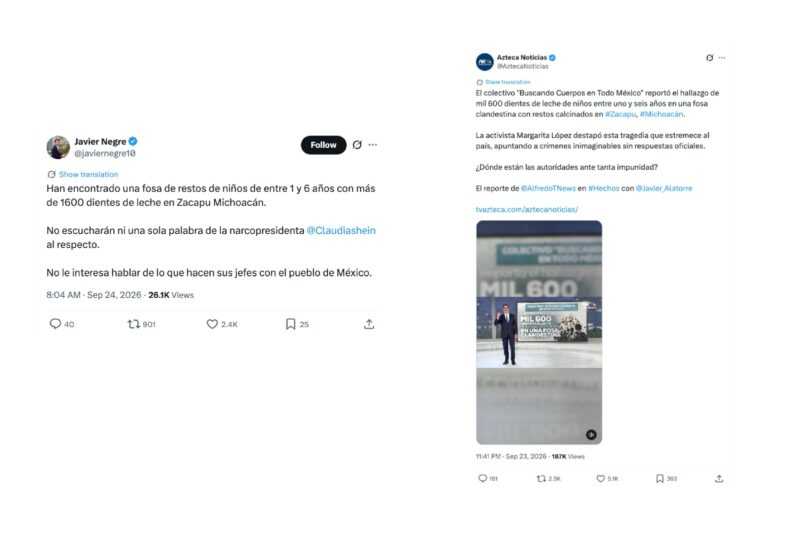 Dientes de leche en Michoacán: el caso entre la búsqueda, la desinformación y la opacidad 2 Dientes de leche