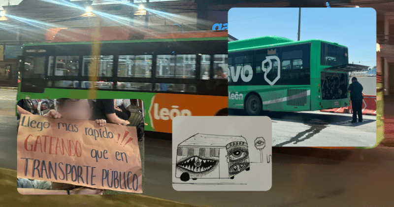 Fachada mundialista, colapso real: la crisis del transporte en NL